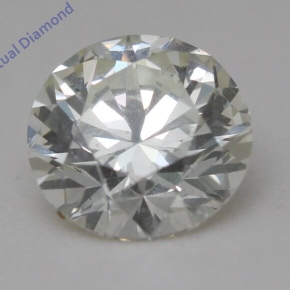 Round Diamond Pendant 14K Yellow Gold (1.3 Ct H Vs1) Igl C54200006 - Picture 4 of 7